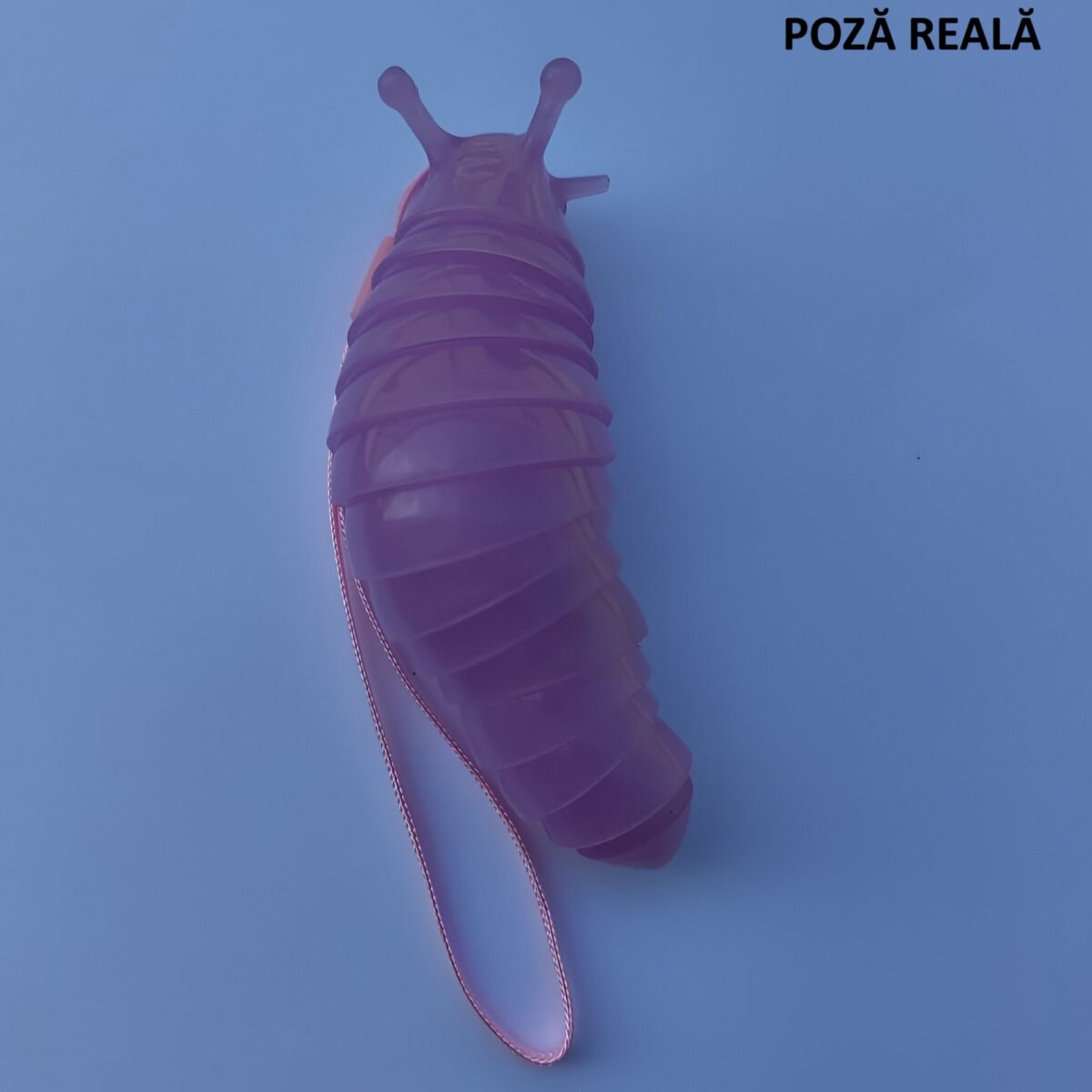 Jucarie Senzoriala Antistres, Embo, Fidget Toys, Omida Curcubeu, 11 cm, +3 Ani, Mov - imagine 4