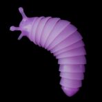 Jucarie Senzoriala Antistres, Embo, Fidget Toys, Omida Curcubeu, 11 cm, +3 Ani, Mov - imagine 2