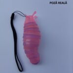 Jucarie Senzoriala Antistres, Embo, Fidget Toys, Omida Curcubeu, 11 cm, +3 Ani, Mov/Roz - imagine 2