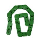 Jucarie Senzoriala Antistres, Embo, Fidget Toys, Puzzle de Imbinat Tip Sarpe, 24 Piese, +3 Ani, Verde