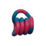 Jucarie Senzoriala Antistres, Embo, Fidget Twist, cu Miscari Infinite de Decompresie, 2 Culori, Roz/Albastru, + 3 ani