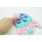 Jucarie senzoriala antistres, Simple Dimple, Delfin, Macarons,Embo - imagine 4
