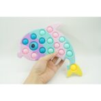 Jucarie senzoriala antistres, Simple Dimple, Delfin, Macarons,Embo - imagine 5