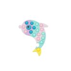 Jucarie senzoriala antistres, Simple Dimple, Delfin, Macarons,Embo - imagine 6