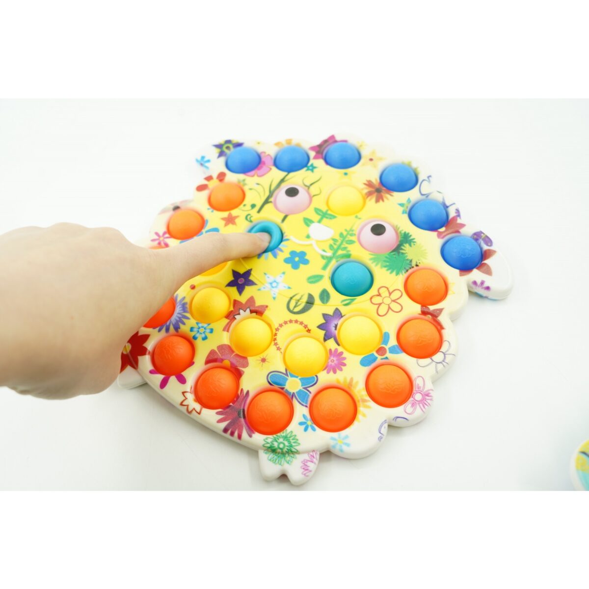 Jucarie senzoriala antistres, Simple Dimple, Oaie, Multicolor, V2 - imagine 3