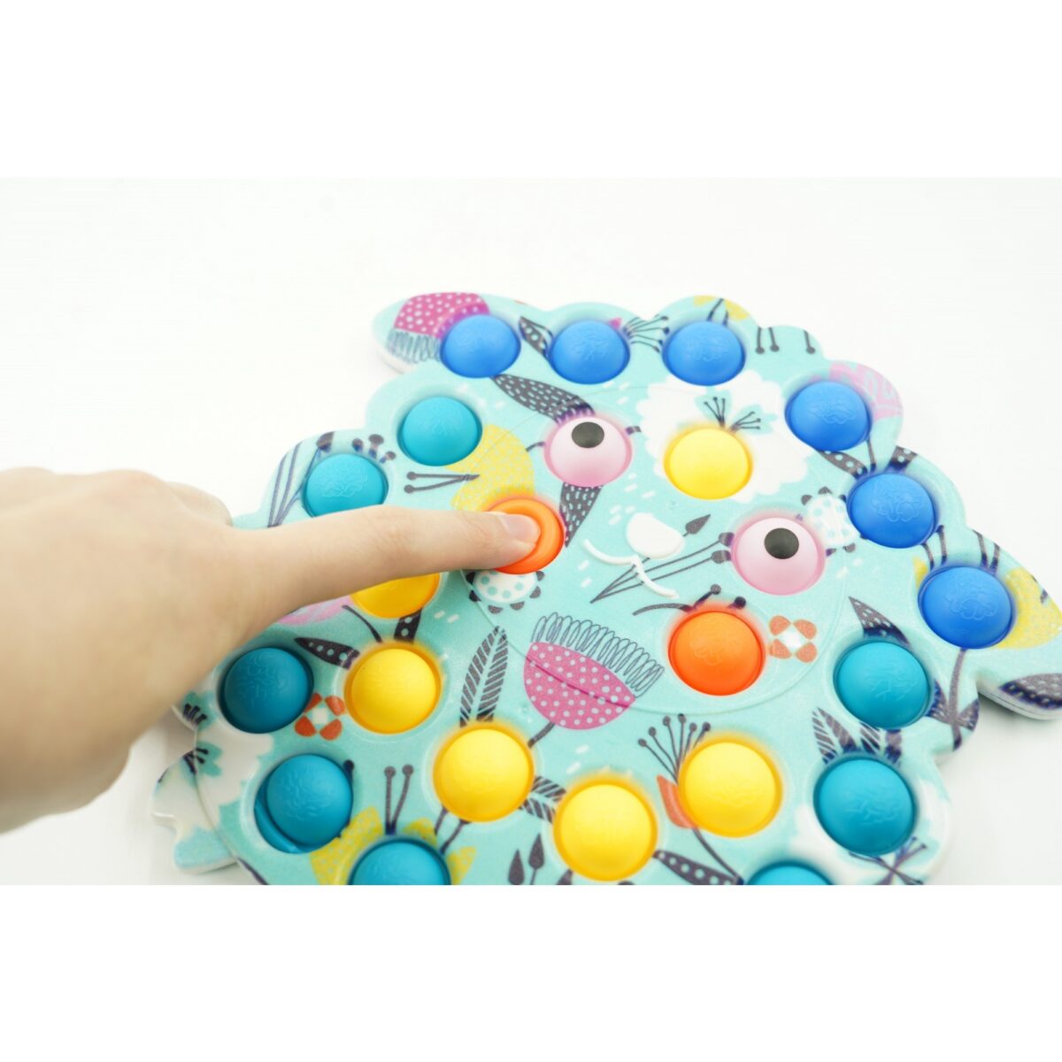 Jucarie senzoriala antistres, Simple Dimple, Oaie, Multicolor, V3 - imagine 5