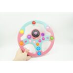 Jucarie senzoriala antistres, Simple Dimple, Volan, Multicolor, V1 - imagine 5