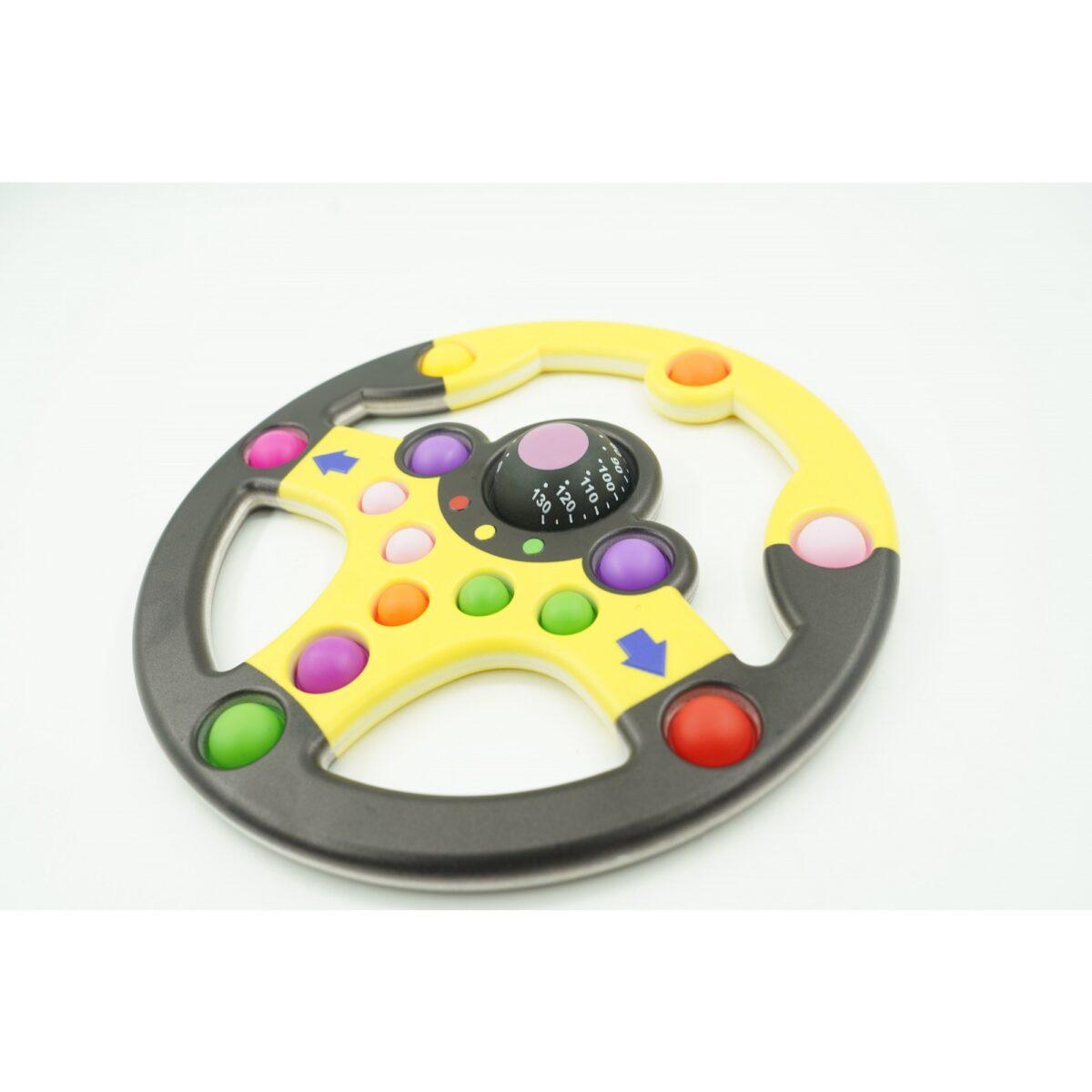 Jucarie senzoriala antistres, Simple Dimple, Volan, Multicolor, V2 - imagine 2