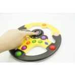 Jucarie senzoriala antistres, Simple Dimple, Volan, Multicolor, V2 - imagine 3