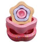 Jucarie Senzoriala de Echilibru, Embo, Tip Stepping Stones, 5 Piese, din Spuma, pentru Miscare, Sarituri, Prindere, Diametru 28 cm, Model 1, Multicolor - imagine 9