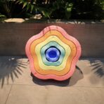 Jucarie Senzoriala de Echilibru, Embo, Tip Stepping Stones, 5 Piese, din Spuma, pentru Miscare, Sarituri, Prindere, Diametru 28 cm, Model 2, Multicolor - imagine 10