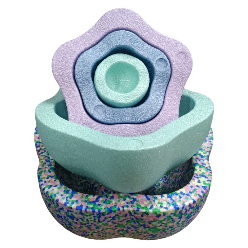 jucarie-senzoriala-de-echilibru-flippy-tip-stepping-stones-5-piese-din-spuma-pentru-miscare-sarituri-68bf2b5922374 Jucarie Senzoriala de Echilibru, Embo, Tip Stepping Stones, 5 Piese, din Spuma, pentru Miscare, Sarituri, Prindere, Diametru 28 cm, Model 3, Multicolor - imagine 2