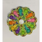Jucarie Senzoriala Embo - Simple Dimple, Antistres, Multicolor, model 6 - imagine 3