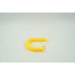 Jucarie senzoriala superelastica, antistres, Fidget toy, Unicorn noodles, Galben - imagine 3