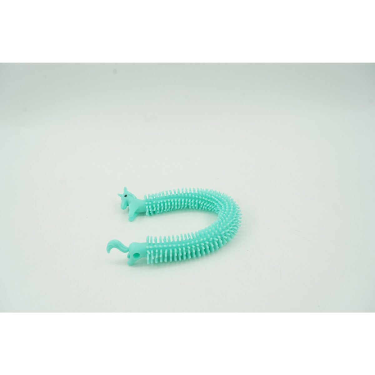 Jucarie senzoriala superelastica, antistres, Fidget toy, Unicorn noodles, Verde - imagine 4