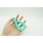 Jucarie senzoriala superelastica, antistres, Fidget toy, Unicorn noodles, Verde - imagine 5
