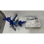 Jucarie Transformabila 2in1, Embo, Silver Wing Flying Dragon, Masina/Dragon, Atractie Magnetica, +6 Ani, din ABS, Albastru - imagine 3