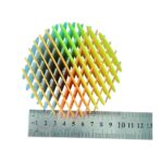 Jucarie Worm Fidget de Decompresie, Embo, Anti Stres, Dimensiune Compacta 10 cm, Dimensiune Extinsa 24.5 cm, Multicolor - imagine 4