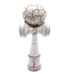 Kendama Ball Full Crack Auriu Lemn Fag Alb - imagine 2