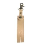 Husa pentru Kendama, Embo, Husa de Depozitare pentru Kendama, din Piele Ecologica, Catarama cu Agatare pentru Transportare, Model Breloc Simplu, 19.5 x 2.5 cm, Apricot