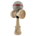 Kendama X Originala Silken, Profesionala, Embo, Cupe Mari KING SIZE V3, Super Sticky, Gaura in Baza, Rulment Metalic, din lemn 18 cm, Ata 55 cm, Ice Gri - imagine 3