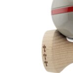 Kendama X Originala Silken, Profesionala, Embo, Cupe Mari KING SIZE V3, Super Sticky, Gaura in Baza, Rulment Metalic, din lemn 18 cm, Ata 55 cm, Ice Gri - imagine 7