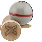 Kendama X Originala Silken, Profesionala, Embo, Cupe Mari KING SIZE V3, Super Sticky, Gaura in Baza, Rulment Metalic, din lemn 18 cm, Ata 55 cm, Ice Gri - imagine 8