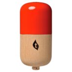 Kendama Terra Jumbo Pill Rosu - imagine 2