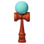 Kendama USA Kaizen Padauk Wood Silk Matte KZN202 Turcoaz