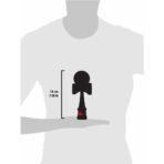 Kendama USA Tribute TRB110 Single Stripe Alb Rosu - imagine 3