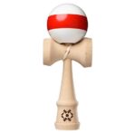 Kendama USA Tribute TRB110 Single Stripe Alb Rosu