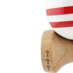 Kendama X CHICANOS Originala, Profesionala, Embo, Big Cups V2, Super Sticky cu Cupe Mari, Rulment Metalic, din lemn 18 cm, Ata 55 cm, Albastru/Alb - imagine 7
