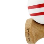 Kendama X CHICANOS Originala, Profesionala, Embo, Big Cups V2, Super Sticky cu Cupe Mari, Rulment Metalic, din lemn 18 cm, Ata 55 cm, Negru/Alb - imagine 7
