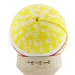 Kendama X Originala CHICANOS, Profesionala, Embo, Cupe Mari KING SIZE V3, Super Sticky, Gaura in Baza, Rulment Metalic, din lemn 18 cm, Ata 55 cm, Galben/Alb - imagine 9