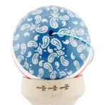 Kendama X Originala CHICANOS, Profesionala, Embo, Cupe Mari KING SIZE V3, Super Sticky, Gaura in Baza, Rulment Metalic, din lemn 18 cm, Ata 55 cm, Albastru/Alb - imagine 9