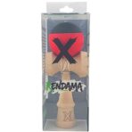 Kendama X Originala, Profesionala, Embo, 18 cm, din Lemn, Rubber Grip, Rosu/Negru - imagine 4