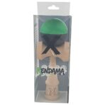 Kendama X Originala, Profesionala, Embo, 18 cm, din Lemn, Verde/Negru - imagine 4