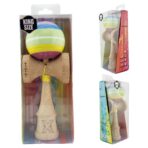 Kendama X SPECTRUM Originala, Profesionala, Embo, Big Cups V2, Super Sticky Legendary Cupe Mari, Rulment Metalic cu Ata 55 cm, Multicolor - imagine 5