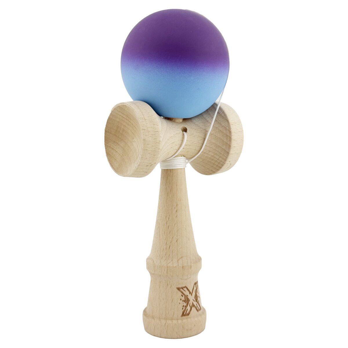kendama-x-originala-profesionala-flippy-big-cups-v2-rubber-grip-cu-cupe-mari-rulment-metalic-cu-ata-691734fca612c Kendama X Originala, Profesionala, Embo, Big Cups V2, Rubber Grip cu Cupe Mari, Rulment Metalic cu Ata 55 cm, Gradient Mov/ Albastru - imagine 2