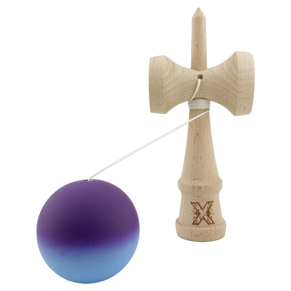 kendama-x-originala-profesionala-flippy-big-cups-v2-rubber-grip-cu-cupe-mari-rulment-metalic-cu-ata-691734fce7c7d Kendama X Originala, Profesionala, Embo, Big Cups V2, Rubber Grip cu Cupe Mari, Rulment Metalic cu Ata 55 cm, Gradient Mov/ Albastru - imagine 3