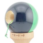 Kendama X Originala, Profesionala, Embo, Big Cups V2, Super Sticky cu Cupe Mari, Rulment Metalic, din lemn 18 cm, Ata 55 cm, Verde/Negru - imagine 5