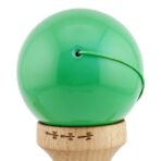 Kendama X Originala, Profesionala, Embo, Big Cups V2, Super Sticky cu Cupe Mari, Rulment Metalic, din lemn 18 cm, Ata 55 cm, Verde/Negru - imagine 8