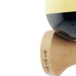 Kendama X Originala, Profesionala, Embo, Big Cups V2, Super Sticky cu Cupe Mari, Rulment Metalic, din lemn 18 cm, Ata 55 cm, Galben/Negru - imagine 7