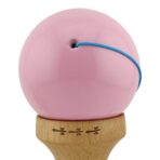Kendama X Originala, Profesionala, Embo, Big Cups V2, Super Sticky cu Cupe Mari, Rulment Metalic, din lemn 18 cm, Ata 55 cm, Roz/Verde - imagine 9