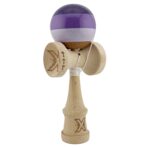 Kendama X Originala, Profesionala, Embo, Big Cups V2, Super Sticky Legendary Cupe Mari, Rulment Metalic cu Ata 55 cm, Purpuriu/Mov/Lila - imagine 2
