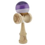 Kendama X Originala, Profesionala, Embo, Big Cups V2, Super Sticky Legendary Cupe Mari, Rulment Metalic cu Ata 55 cm, Purpuriu/Mov/Lila - imagine 9