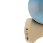Kendama X Originala, Profesionala, Embo, Big Cups V2, Super Sticky Cupe Mari, Rulment Metalic cu Ata 55 cm, Albastru/Gri/Bleu - imagine 6