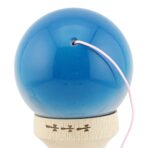Kendama X Originala, Profesionala, Embo, Big Cups V2, Super Sticky Cupe Mari, Rulment Metalic cu Ata 55 cm, Albastru/Gri/Bleu - imagine 8