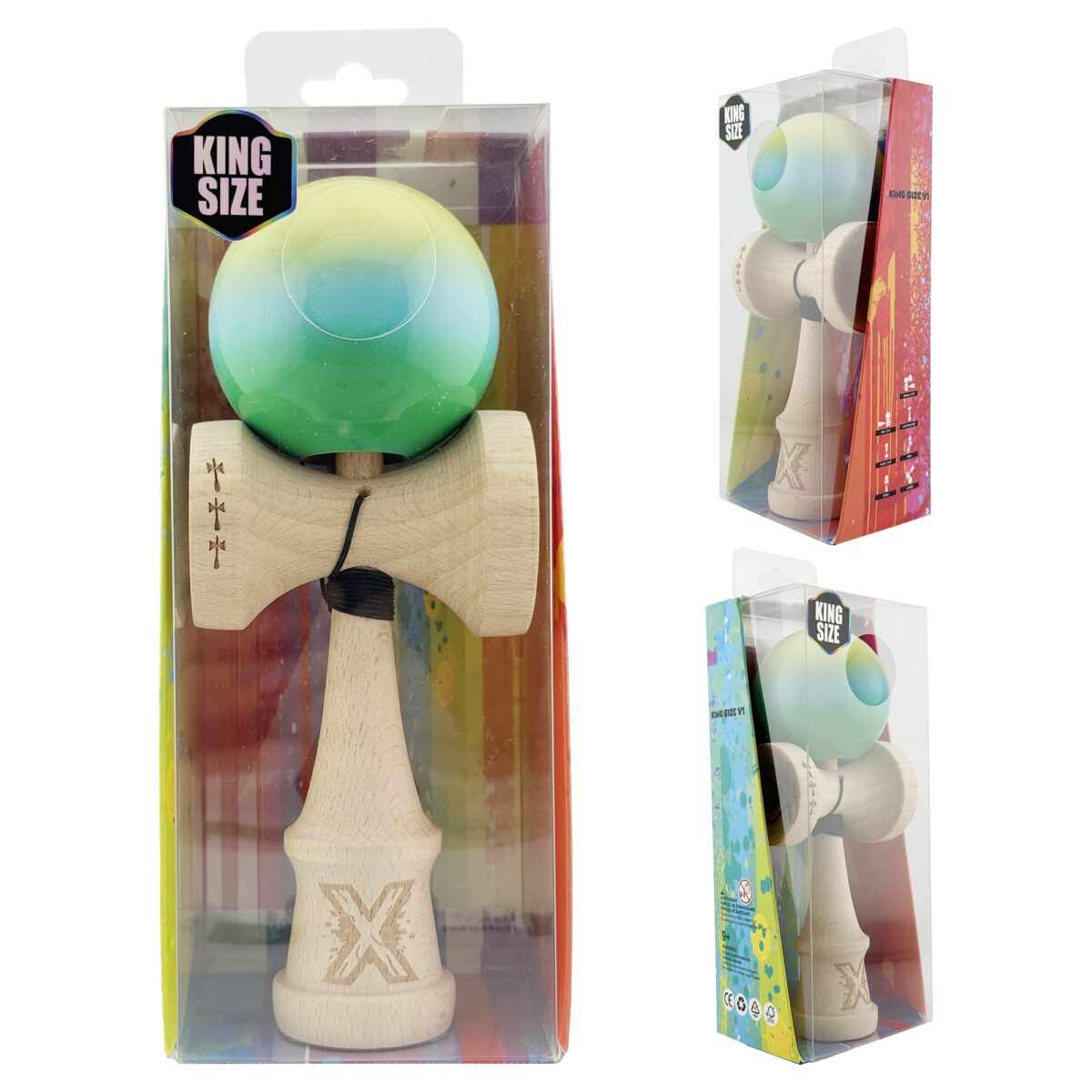 kendama-x-originala-profesionala-flippy-big-cups-v2-super-sticky-cupe-mari-rulment-metalic-cu-ata-55-6928290c8e0fa Kendama X Originala, Profesionala, Embo, Big Cups V2, Super Sticky Cupe Mari, Rulment Metalic cu Ata 55 cm, Galben/Albastru deschis/Verde - imagine 9