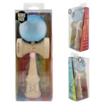 Kendama X Originala, Profesionala, Embo, Big Cups V2, Super Sticky Cupe Mari, Rulment Metalic cu Ata 55 cm, Albastru/Gri/Bleu - imagine 10